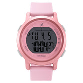 Fastrack, Women's  Watch Analog, Pink Dial Pink Silicone Strap , 68027PP02